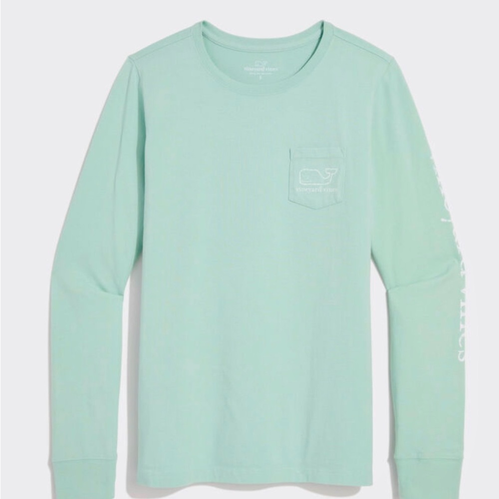 Vineyard Vines Mint Green Long Sleeve Shirt